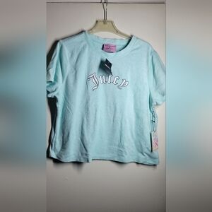 New🌟 Vintage Juicy Couture  Light Blue Tee Size 2x